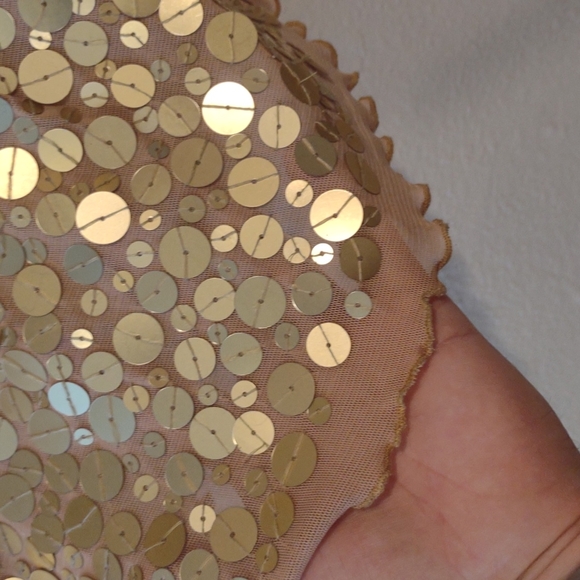 Y2k sequined mesh tank top - Picture 4 of 6